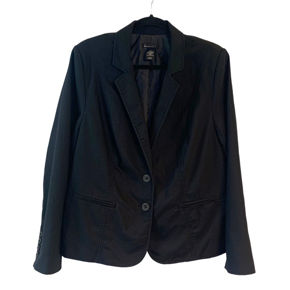 Lane Bryant Jackets & Coats Lane Bryant Black 2 Button Lined Blazer